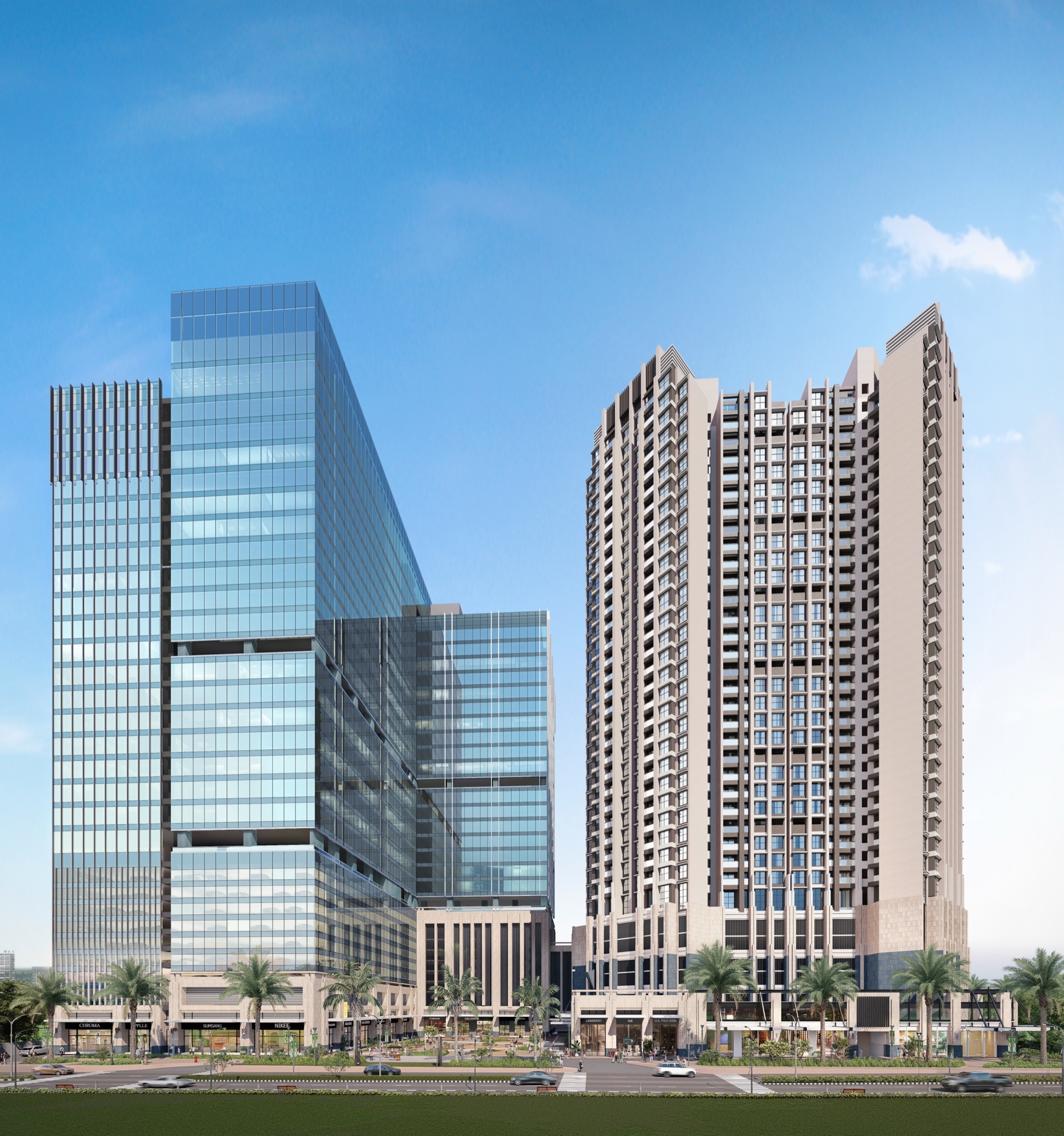 Delta Tricity Elevation — Artist's Impression